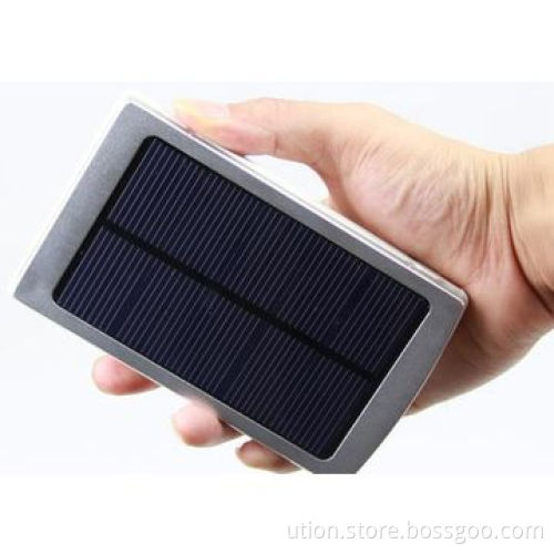 10000mAh solar power bank for iPhone, Samsung, iPad, mobile phone, with Free Samples and Logo